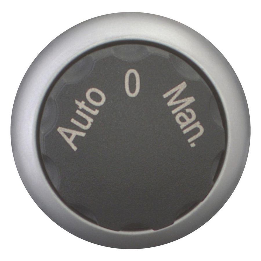 Keuzeschakelaar 3 standen zwart Auto 0 Hand vast VVE=5