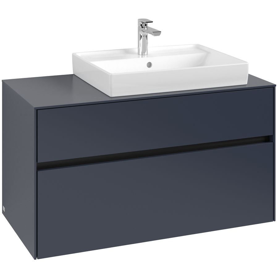 Wastafelonderkast Collaro 1000x548x500mm Marine Blue C01800VQ