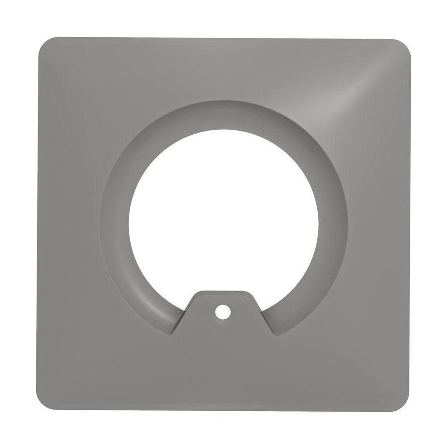 RoundTech vierkant inbouwraam zilver