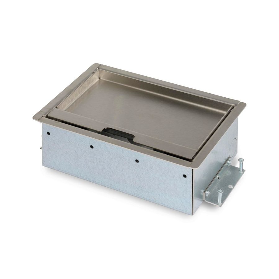 SERVICEBOX 3.0 2x 230V RA 1x leeg RVS deksel 15mm inleg met