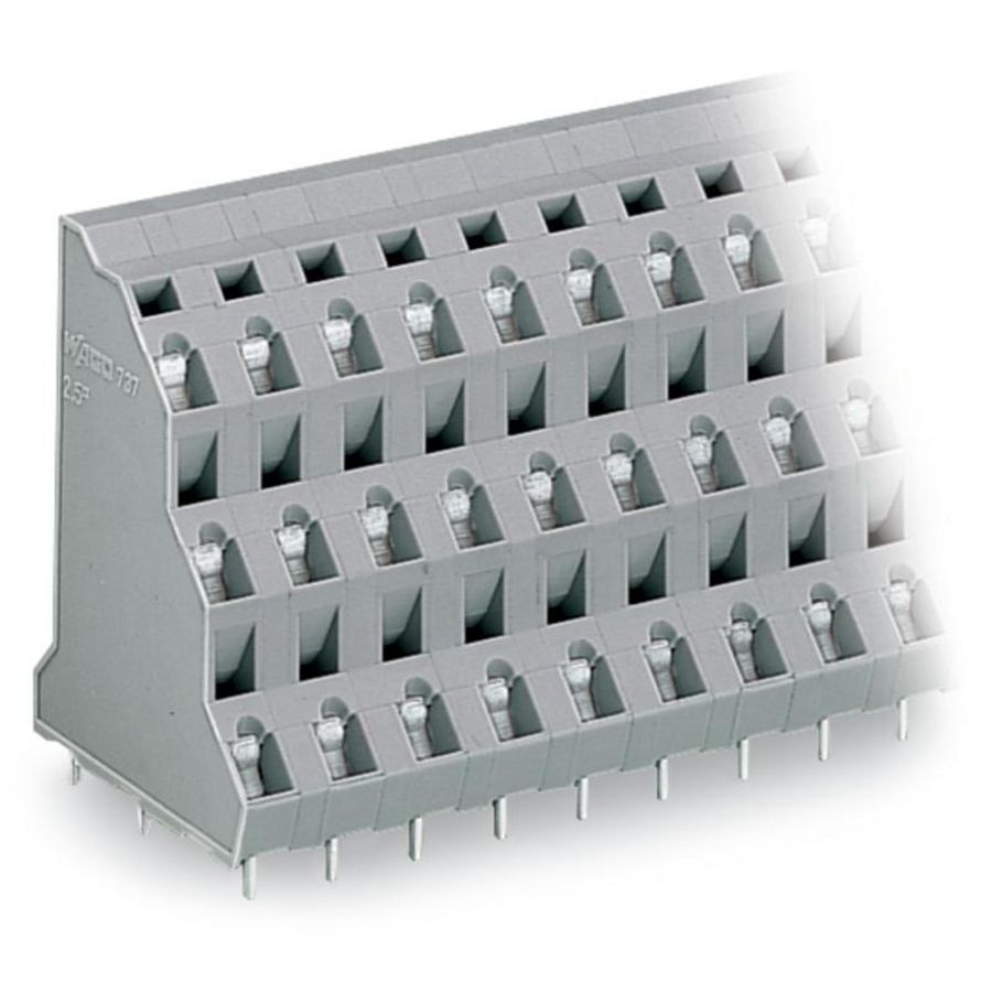 3-etage printklem 2,5mm² raster 7,5mm grijs 737-502 VVE=76