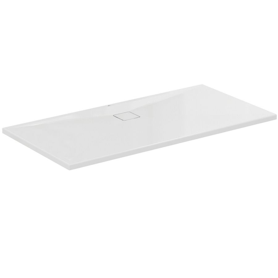 Douchbak ULTRA FLAT EVO rechthoekig 1600x800x35mm glanzend wit zonder waste