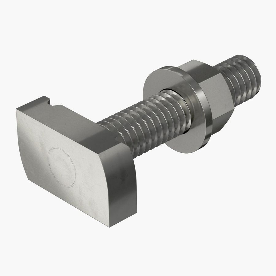 Hamerkopbout profielrail MS4121/4141 M12x60mm rvs VVE=25