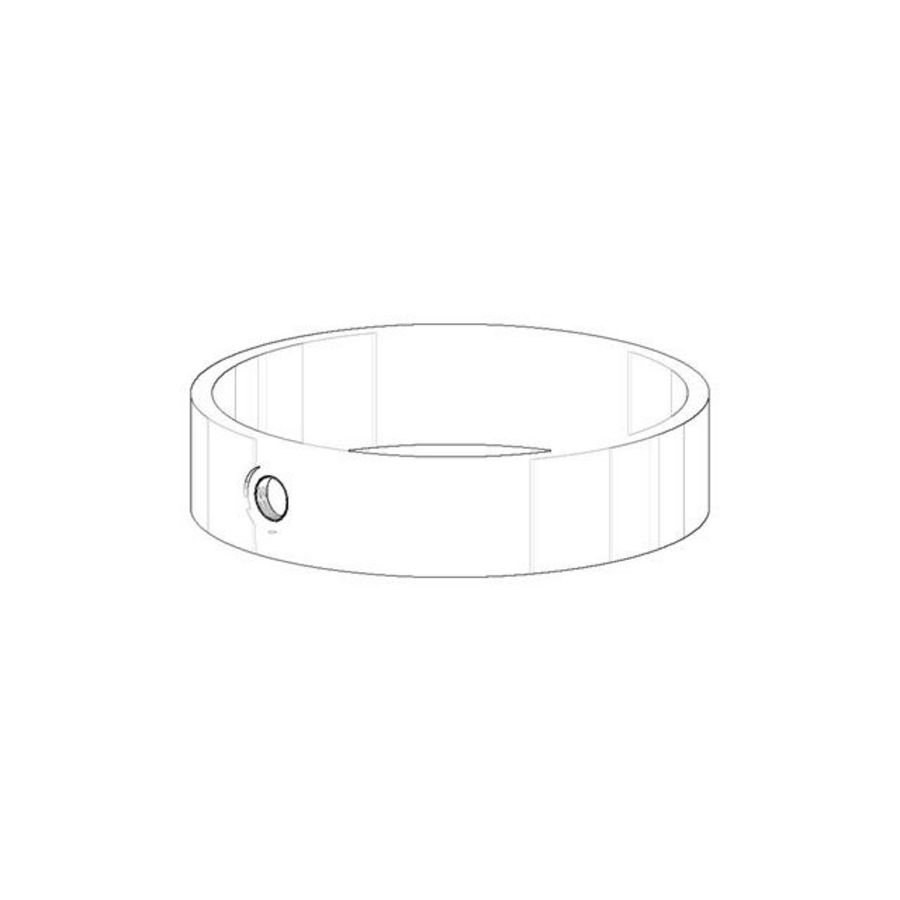 Houder voor toiletborstelgarnituur 109x25mm chr