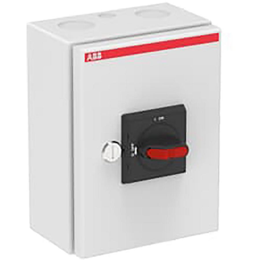 Lastscheider veiligheidssch. EMC 3P staal 15kW 2xM25+M16