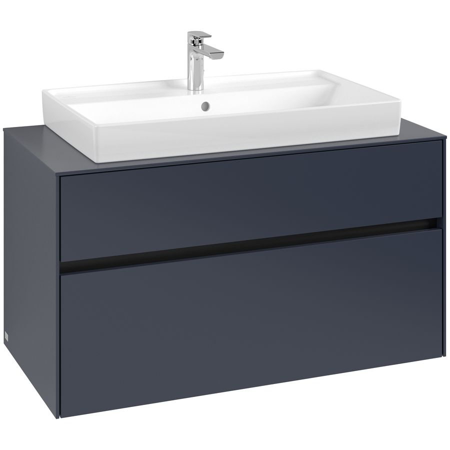 Wastafelonderkast Collaro 1000x548x500mm Marine Blue C020B0VQ