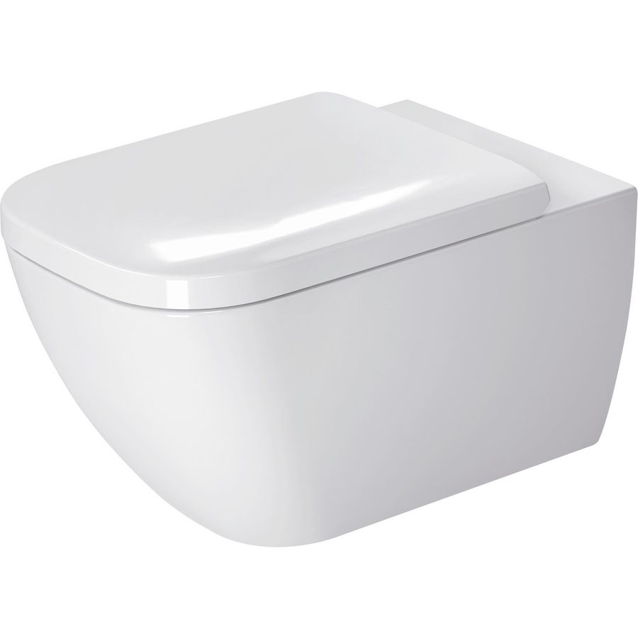 HAPPY D.2 #222109 wandcloset 540mm wit diepspoel gesloten durafix 3ltr./4,5ltr. (excl. zitting)