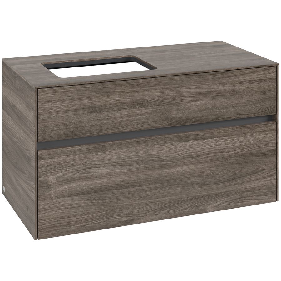 Wastafelonderkast Collaro 1000x548x500mm Sto.Oak C11000RK