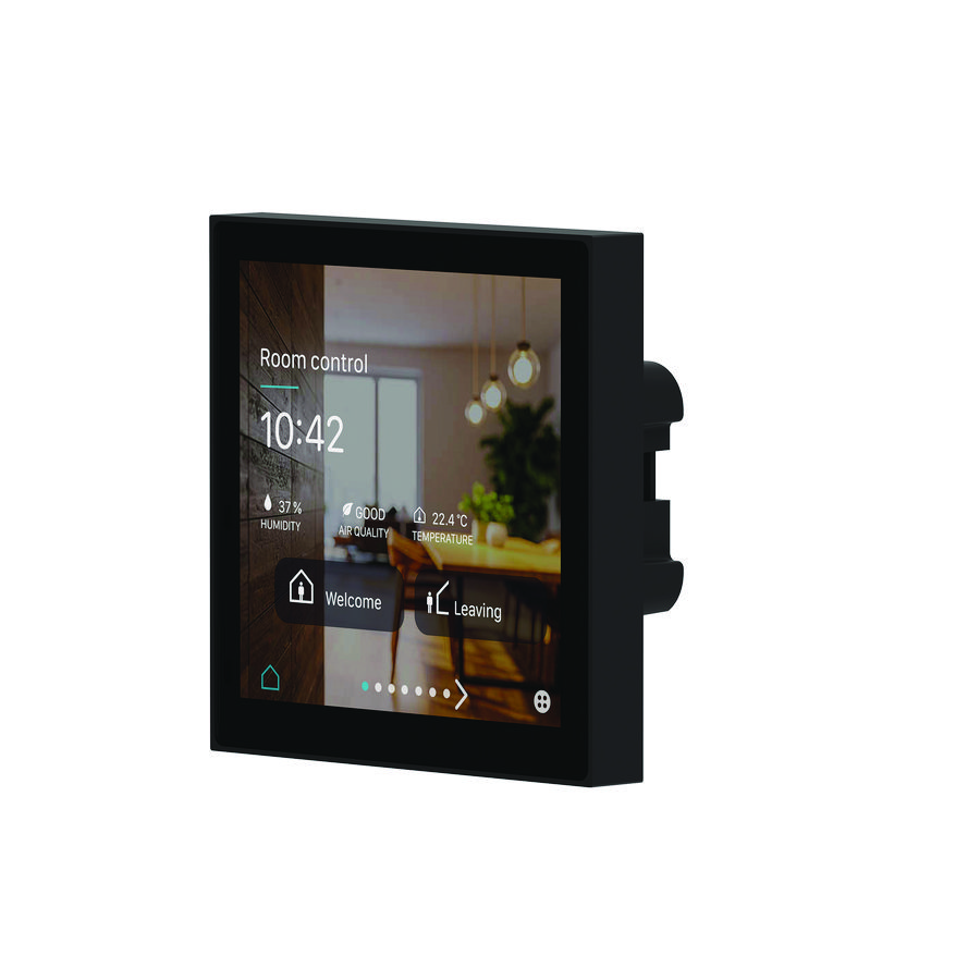 KNX ruimtecontroller, 4 inch - Touch, 6 paginas, 48 functies
