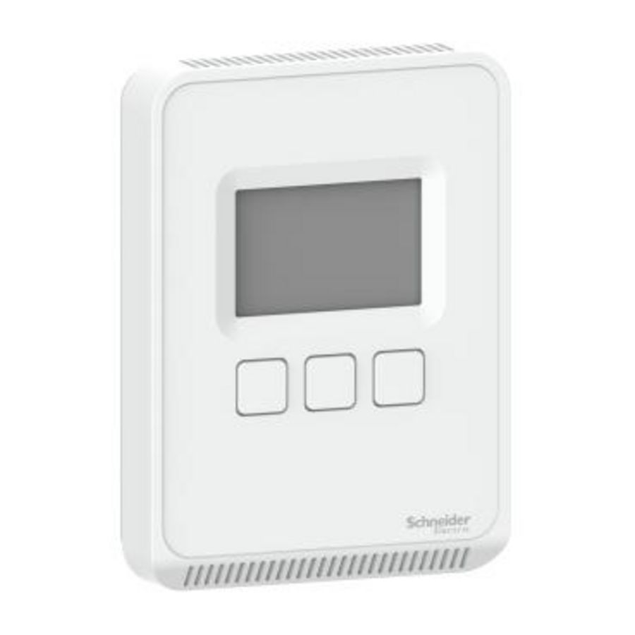 Luchtkwaliteitssensor CO2 Luchtvochtigheid Temp. Ruimte LCD