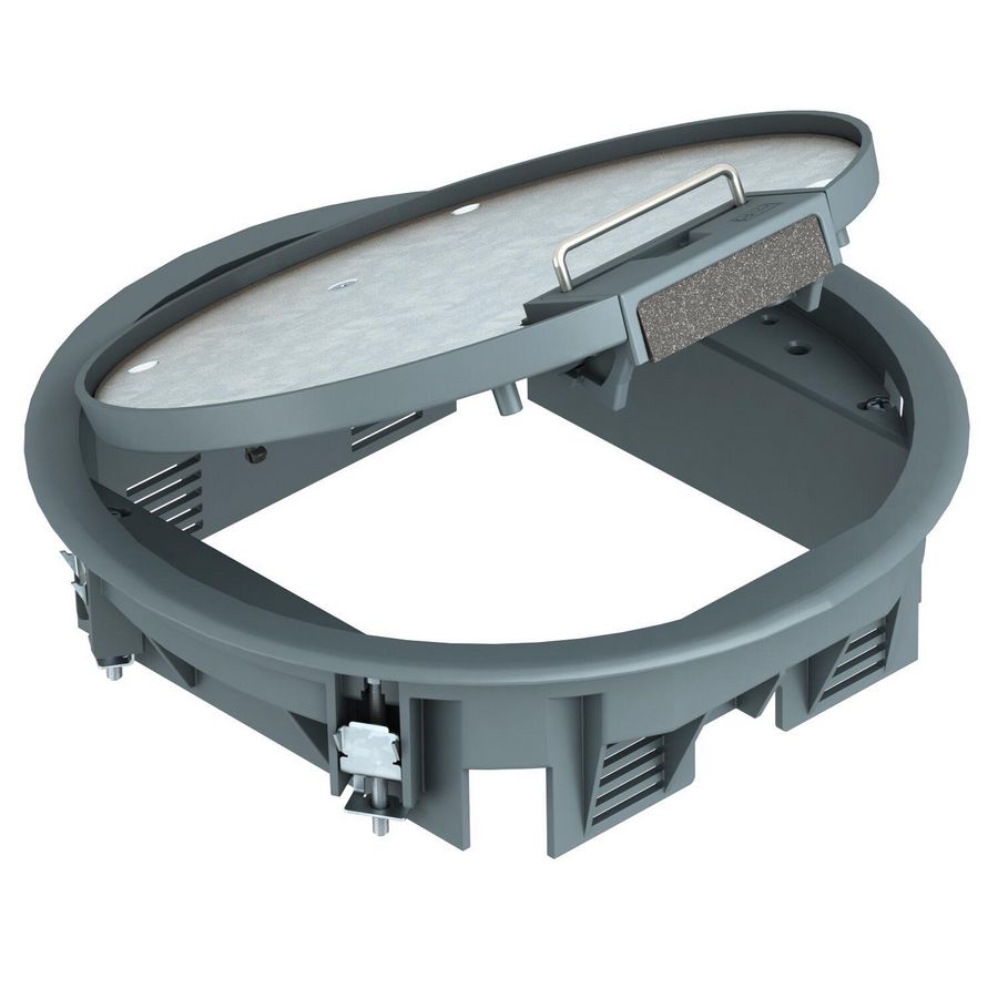 Inbouweenheid voor universele montage Ø234x61 grijs