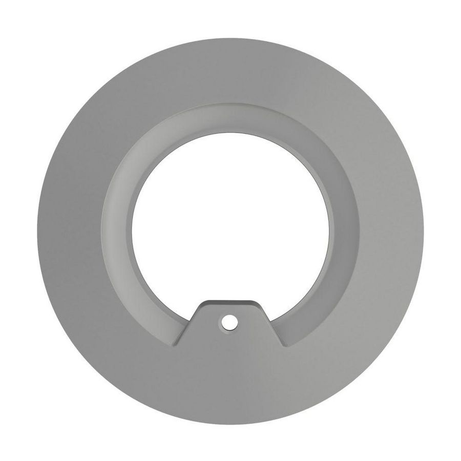 RoundTech rond inbouwraam zilver