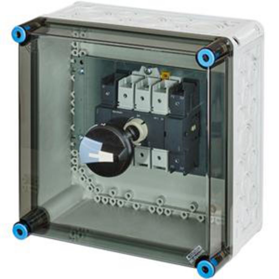 Lastschakelaark. 100A 3 P. BM2 300x300mm +PE/Nul klem