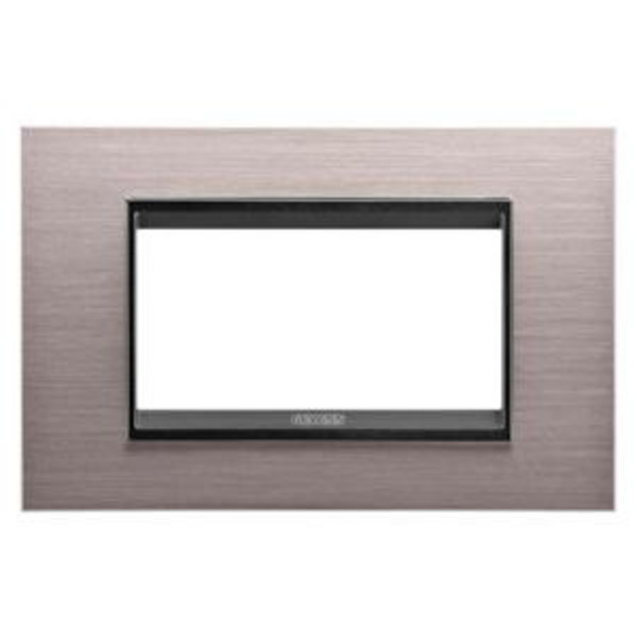 LUX PLAAT-VAN METAAL-4 MODULE-GEBORSTELD ALUMINIUM LAV