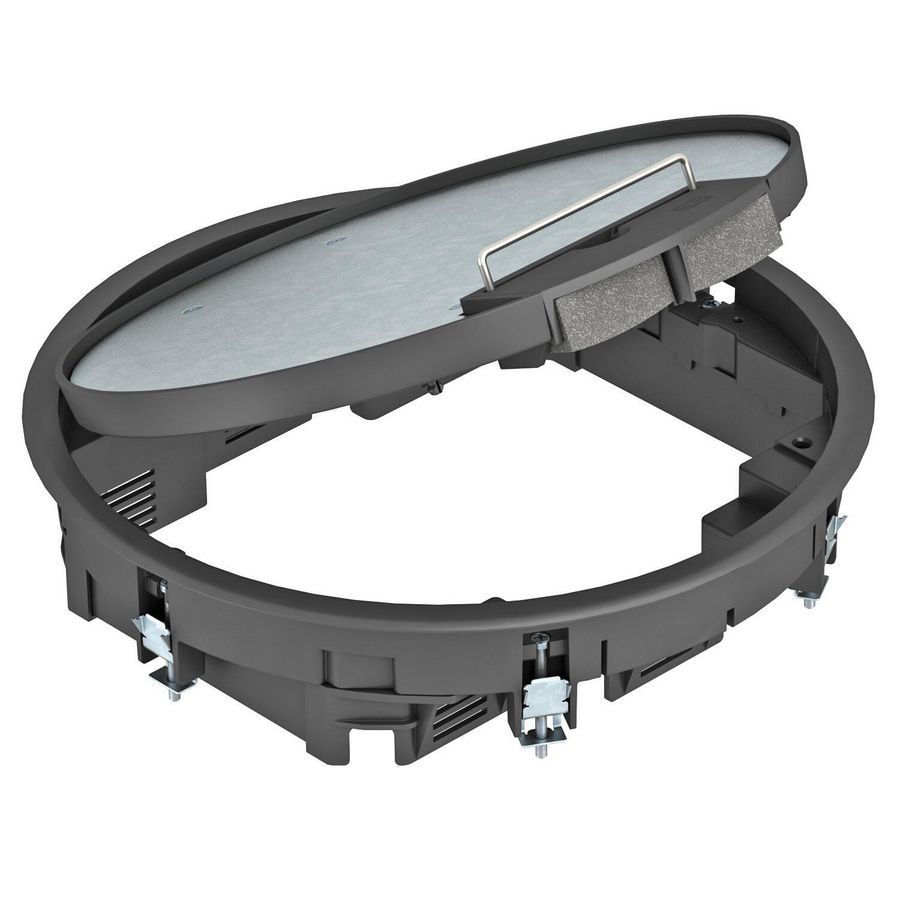 Inbouweenheid voor universele montage Ø294x66 zwart