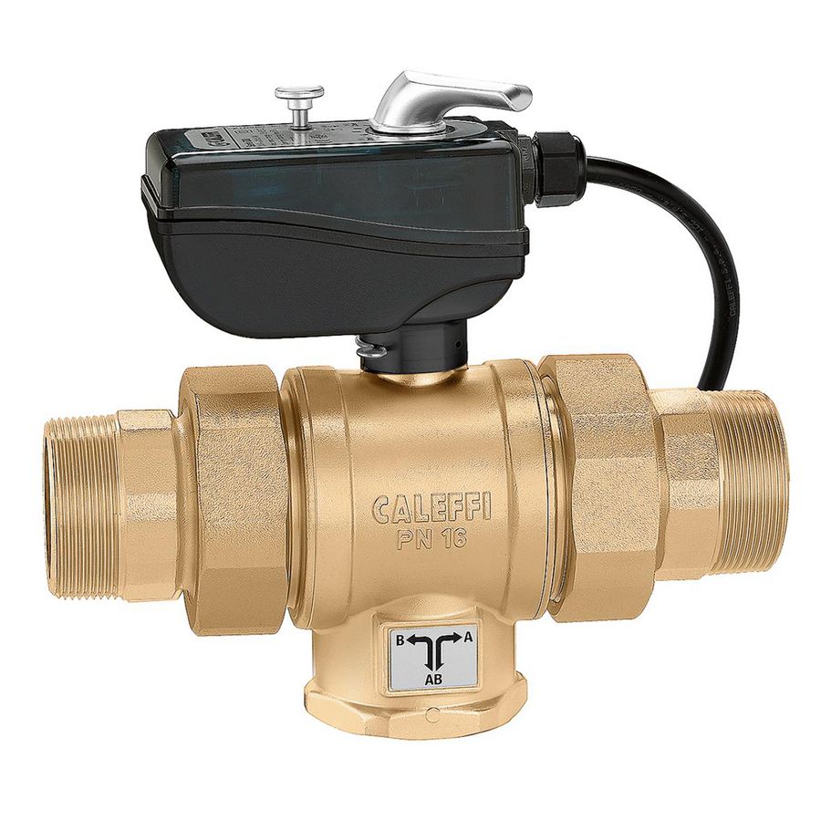 Gemotoriseerd 3-weg zoneventiel l-boring ip65 230v 1