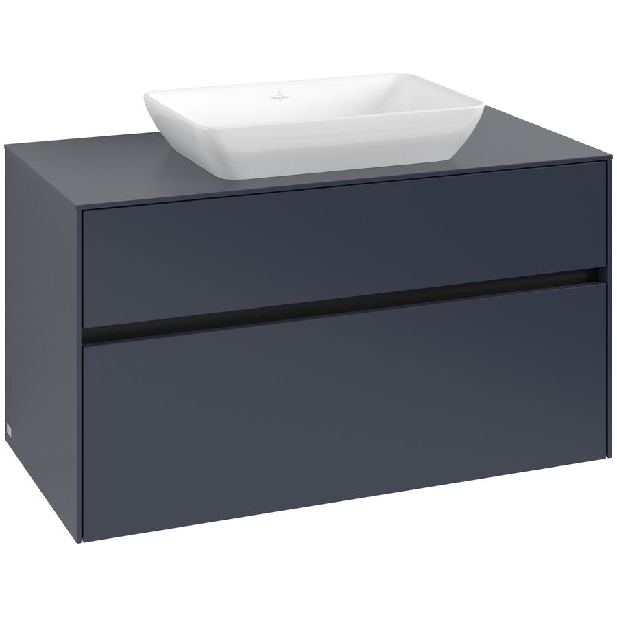 Wastafelonderkast Collaro 1000x548x500mm Marine Blue C10900VQ