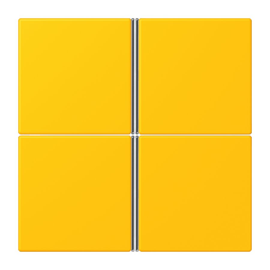 Tastafdekking F40 4-voudig compleet LC4320W KNX