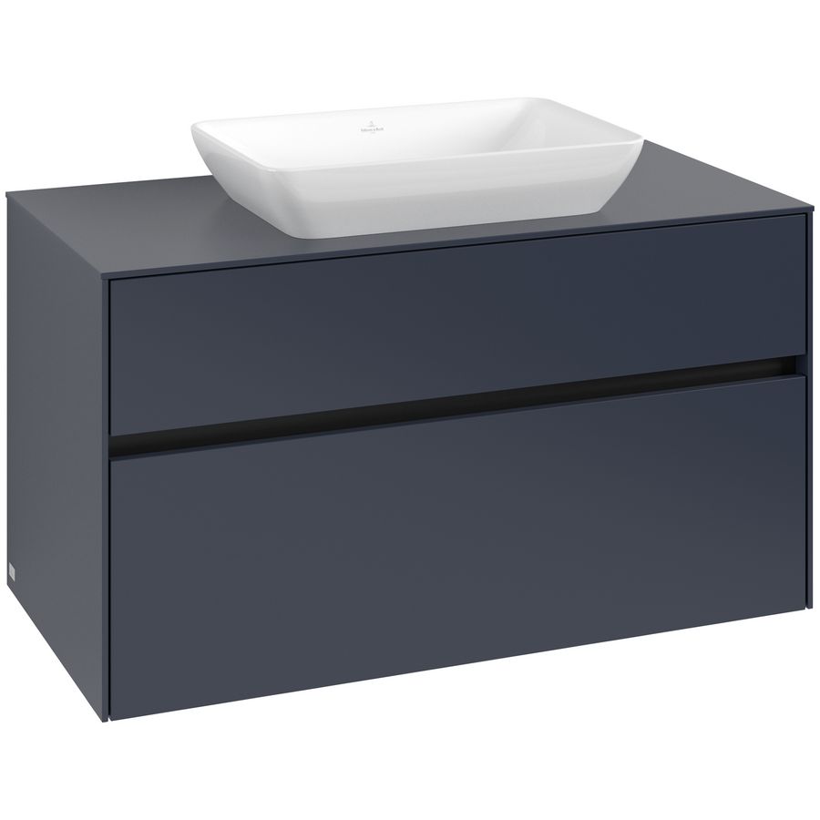 Wastafelonderkast Collaro 1000x548x500mm Marine Blue C109B0VQ