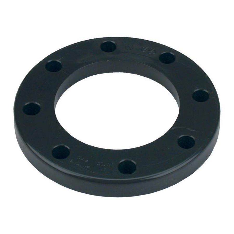 PP flens+st.Kern v.PVC 125mm PN16 G=150