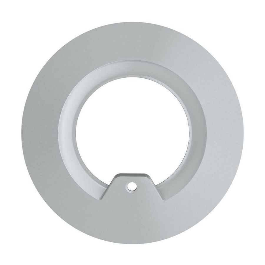 RoundTech rond inbouwraam wit