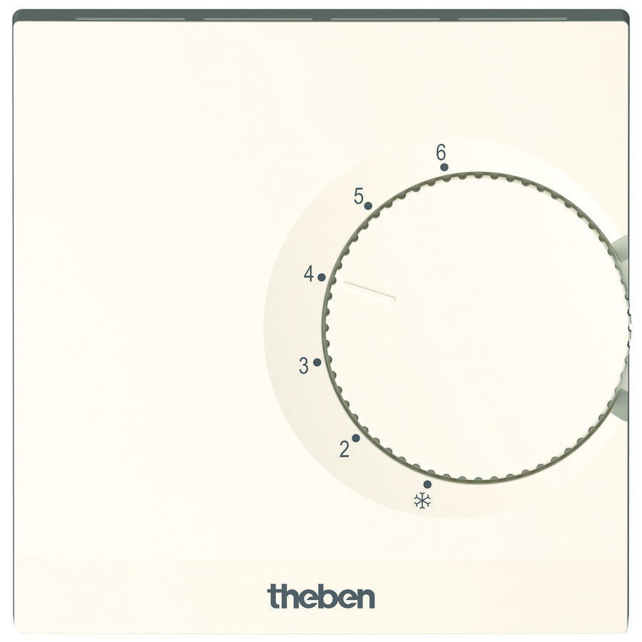 Elektronische thermostaat, basis, opbouw, wit