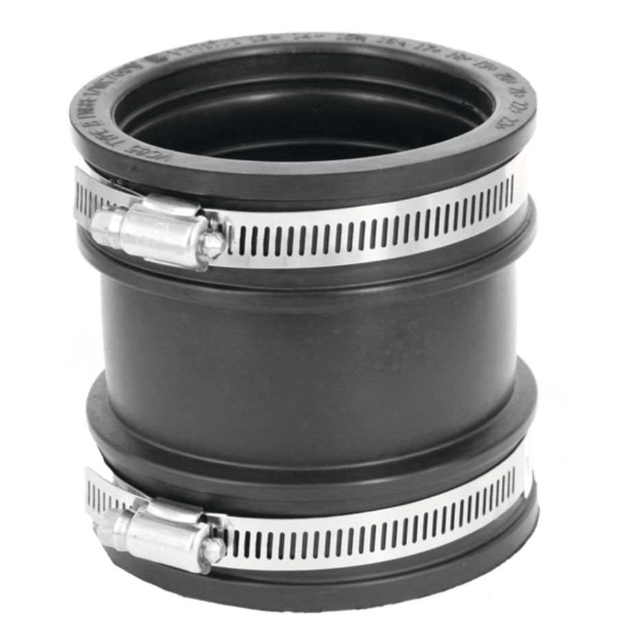 Flexibele koppeling EPDM ø125-135mm voor connectie AS-AS+