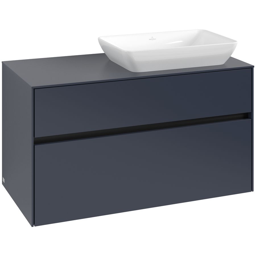 Wastafelonderkast Collaro 1000x548x500mm Marine Blue C111B0VQ