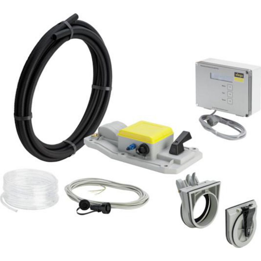 ombouwset DN100/125 kunststof/grijs