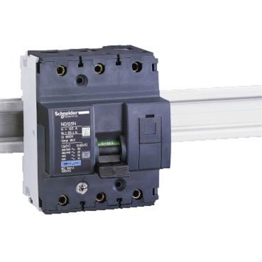 Installatieautomaat 3-polig 100A B-karakteristiek Acti9 NG125