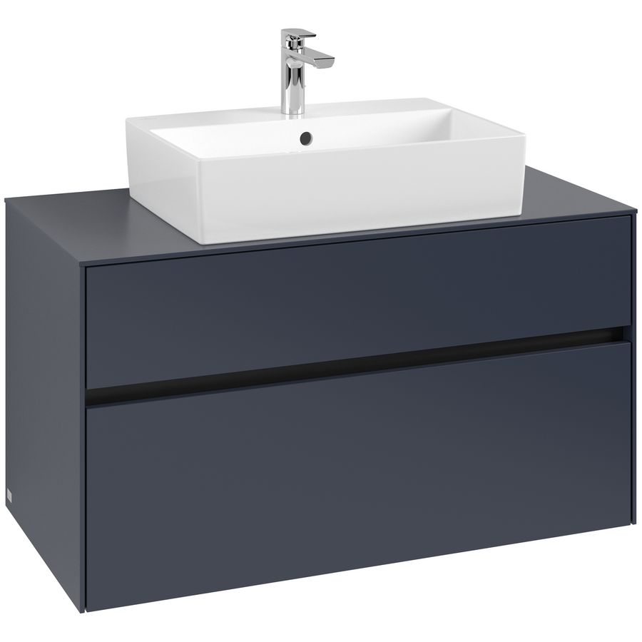 Wastafelonderkast Collaro 1000x548x500mm Marine Blue C125B0VQ