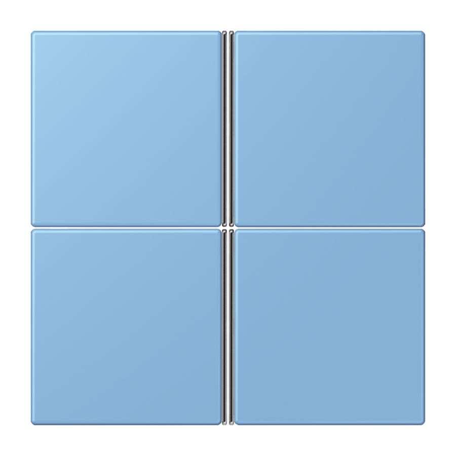 Tastafdekking F40 4-voudig compleet LC4320N KNX