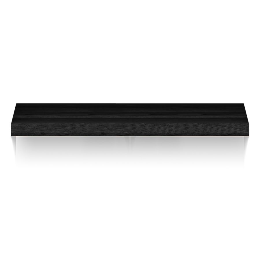 Wooden Niche Shelf / nisplank 1000x150x40mm inkortbaar black