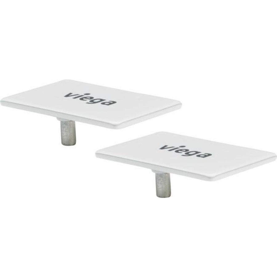 Kappenset RVS/wit