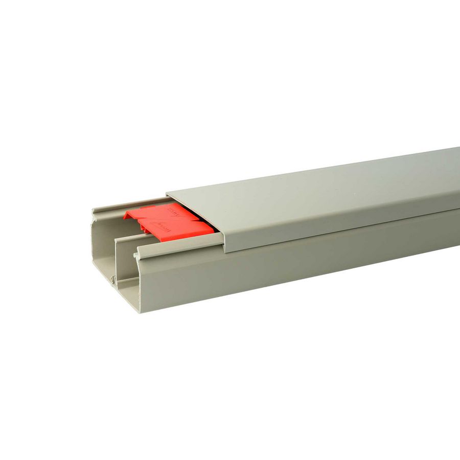 Lengte a 2m. Leidingkanaal KK 90x40 kabelkoker grijs