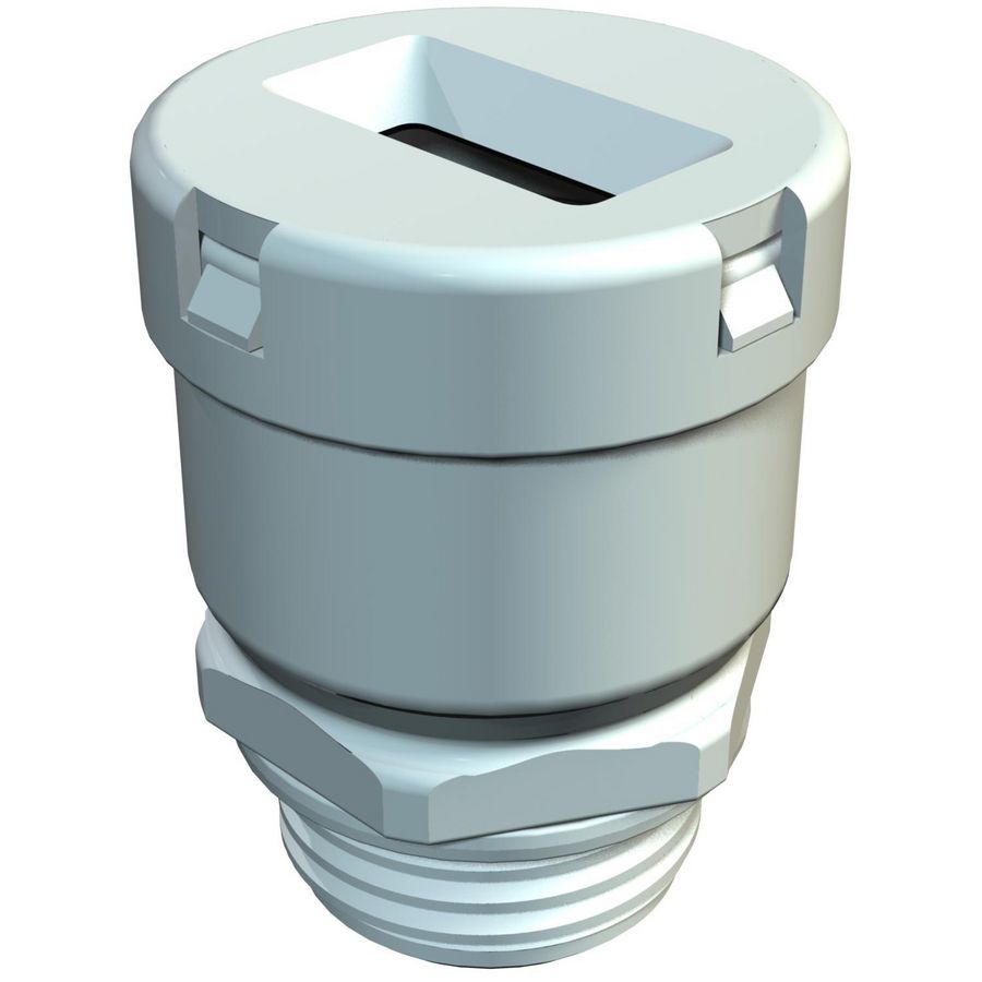 Wartel platte kabel M20 polyeth. steengrijs RAL 7030 VVE=50