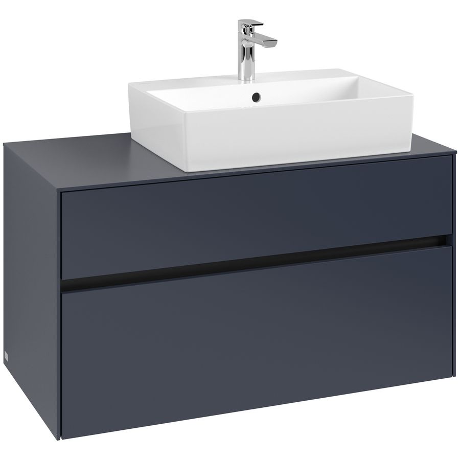 Wastafelonderkast Collaro 1000x548x500mm Marine Blue C127B0VQ