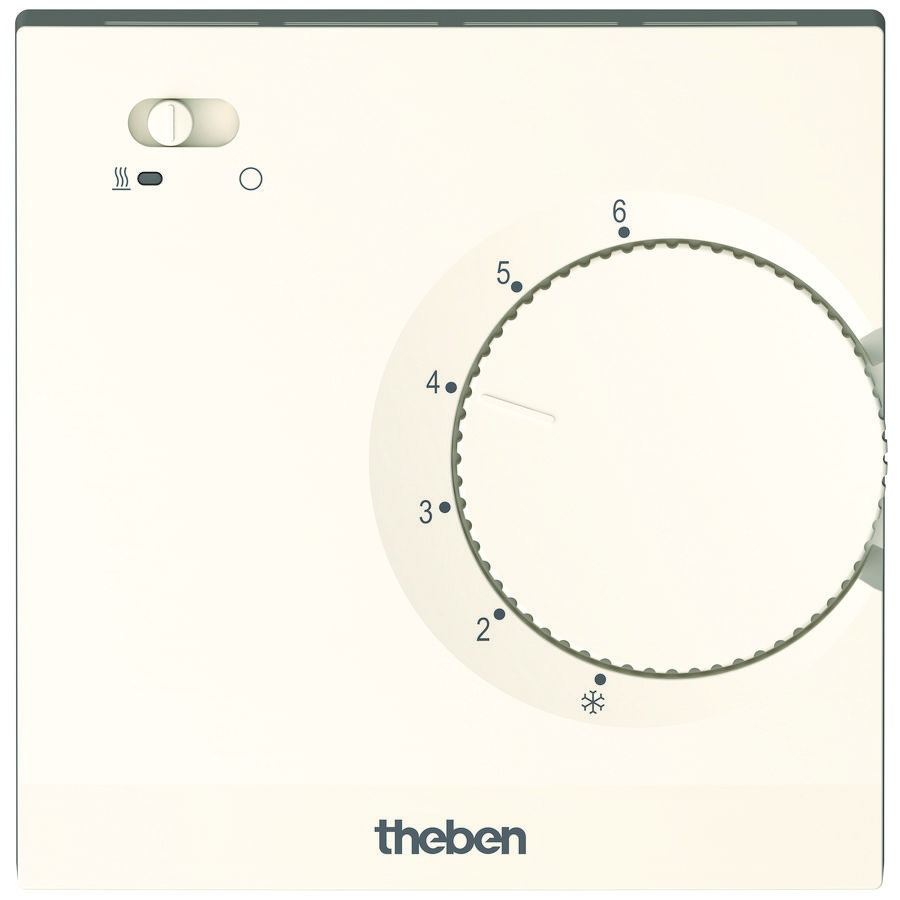 Elektronische thermostaat, met schakelaar O/I en LED