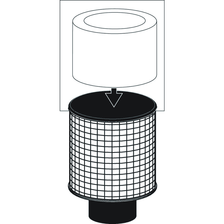 Cartridge tbv luchtfilter XL