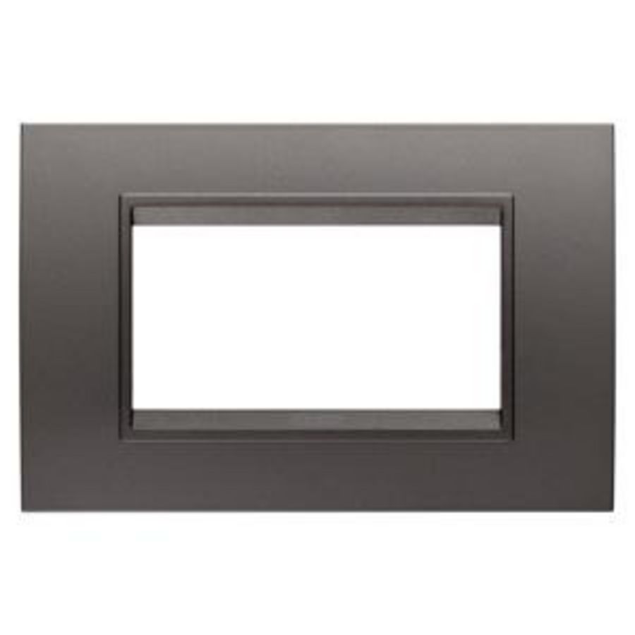 LUX PLAAT-VAN METAAL-4 MODULE-STAALGRIJS-BINNENFRAME