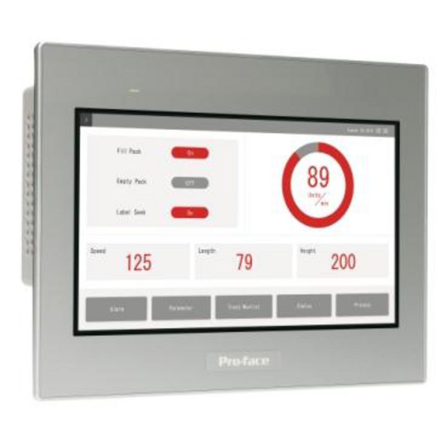 10"W touch panel display 2Ethernet USB host 24VDC