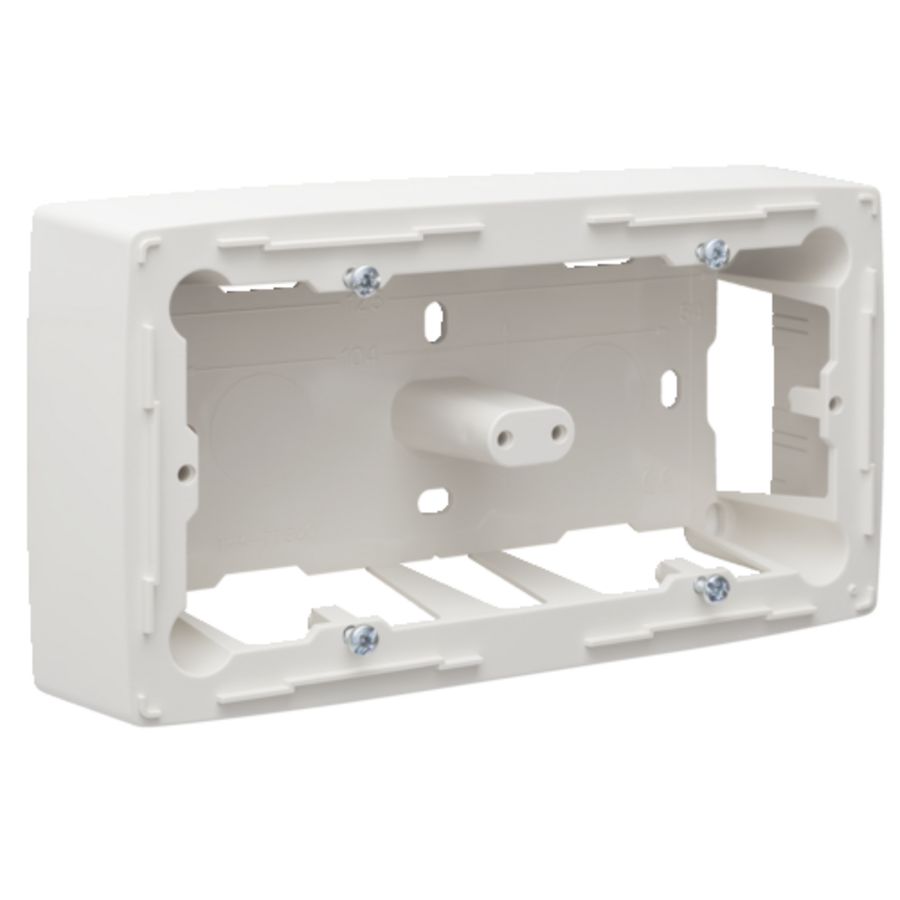 Dubbele opbouwdoos alle inbouwapparaten Original-reeks white