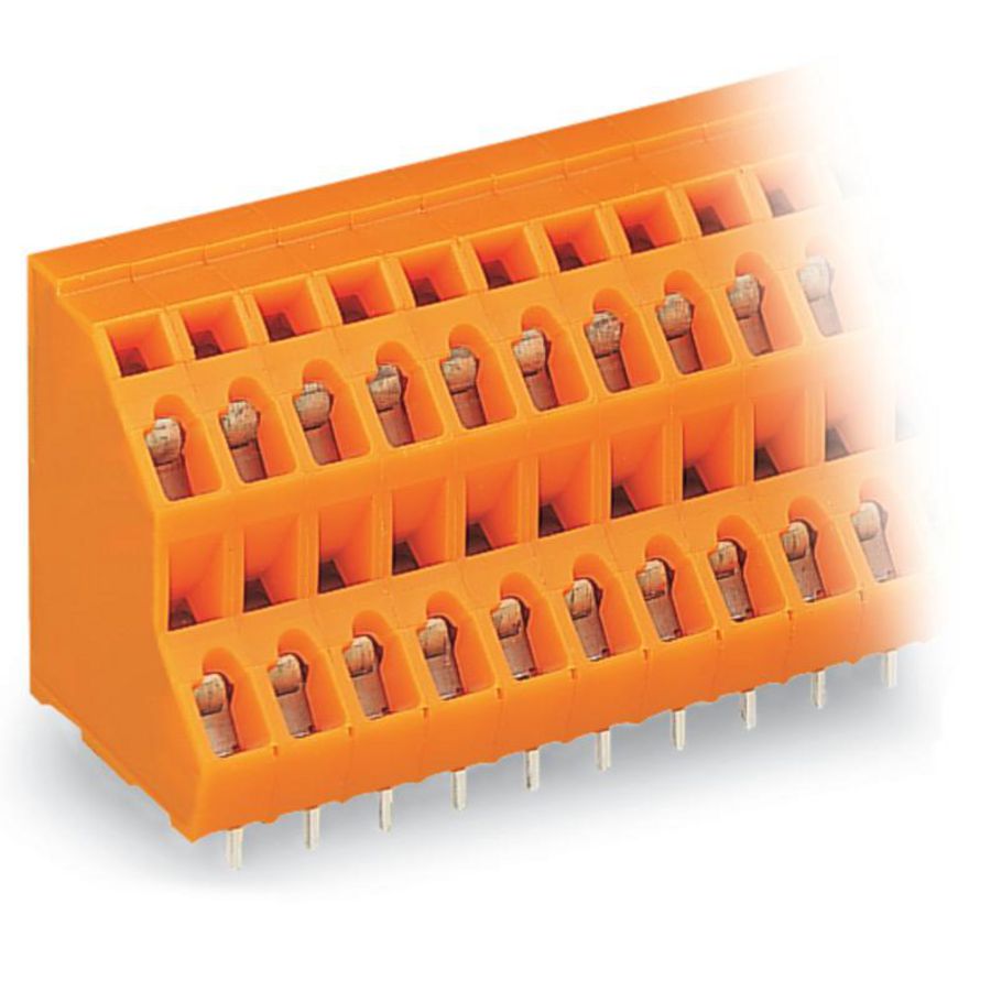 2-etage printklem 2,5mm² raster 5,08mm oranj 736-302 VVE=161