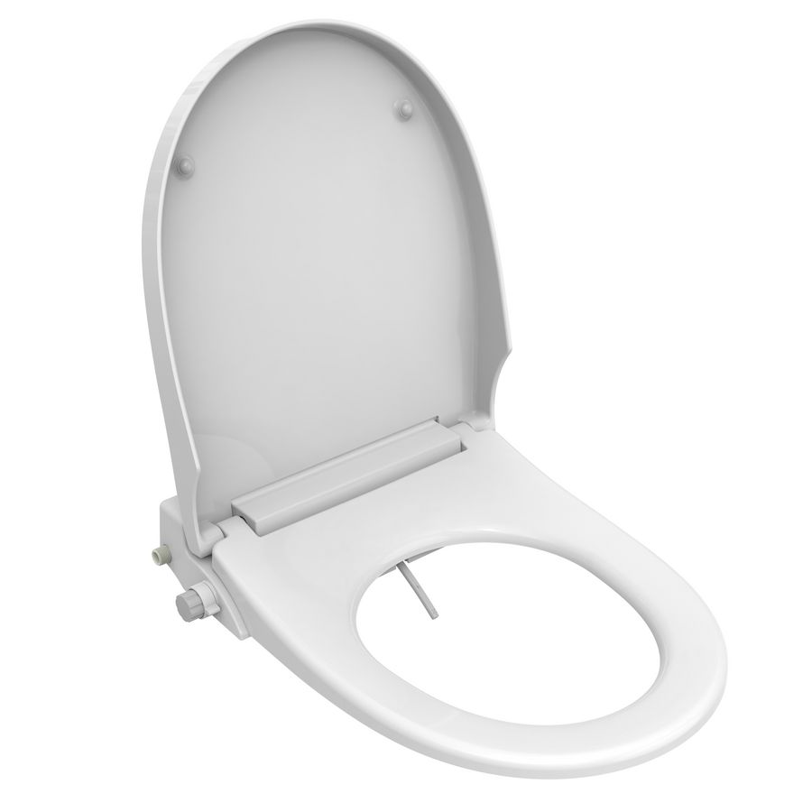 Doucheclosetzitting RAPO 300 Eco-Bidet met onderdouche softclose quick-release