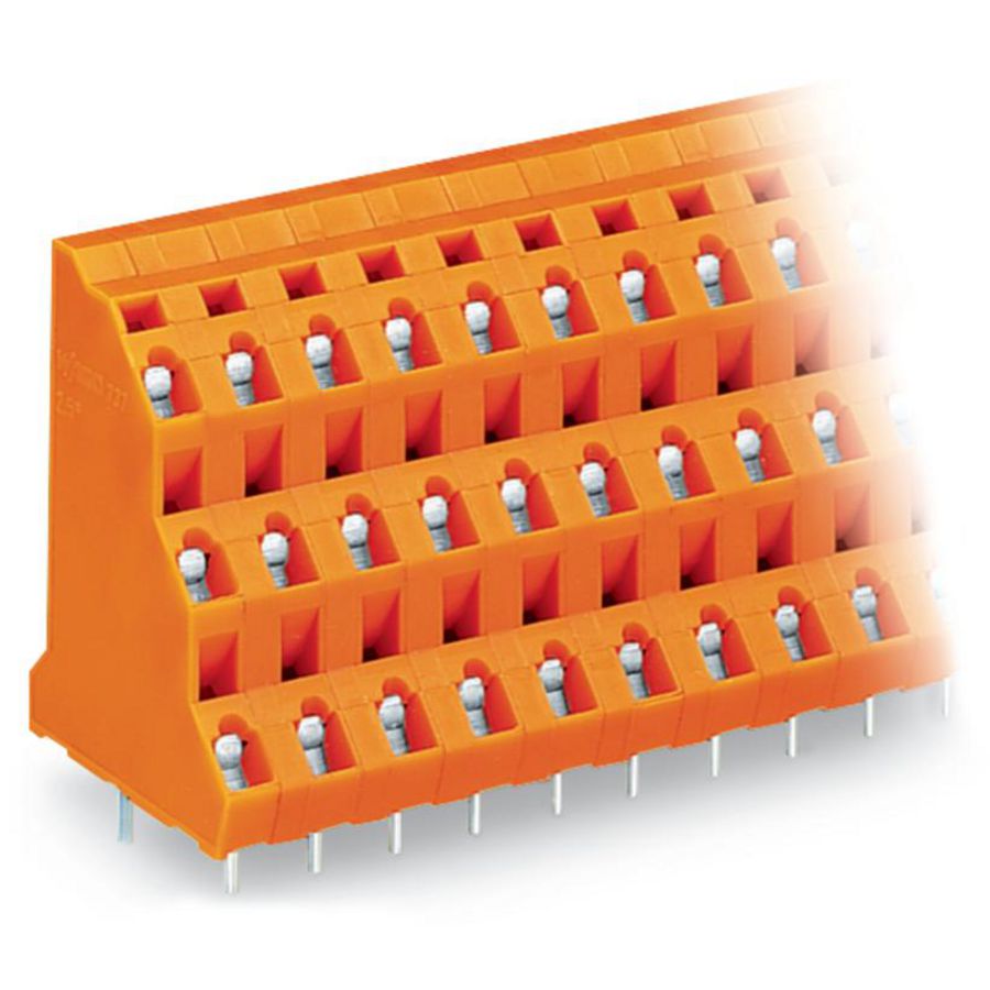 3-etage printklem 2,5mm² raster 7,62mm oranje 737-652 VVE=76