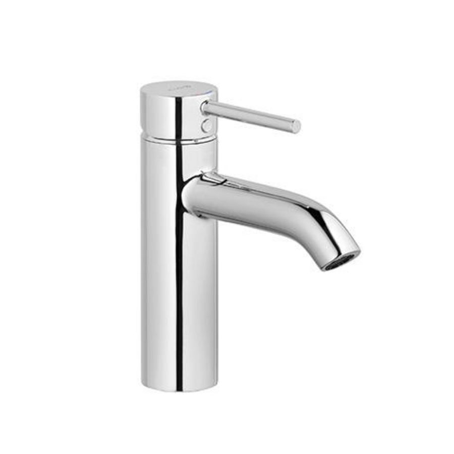 Bozz wastafelmengkraan met waste 100 push chroom