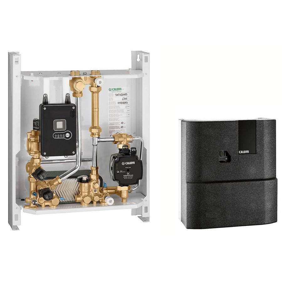 Distributie-unit lage temp. CV+SWW 40kW + Alpha2 L pomp