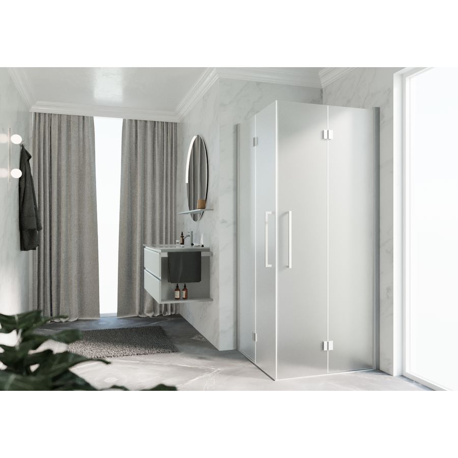 Deel rechts Y22GS hoekinstap 760-780x2000mm matchroom satin