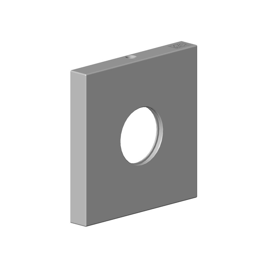 Rozet 65X65X9mm-BG