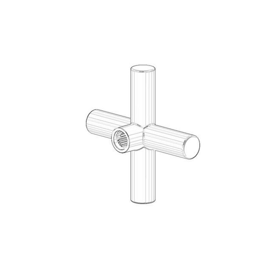 Greep 70x70x22,5mm chr
